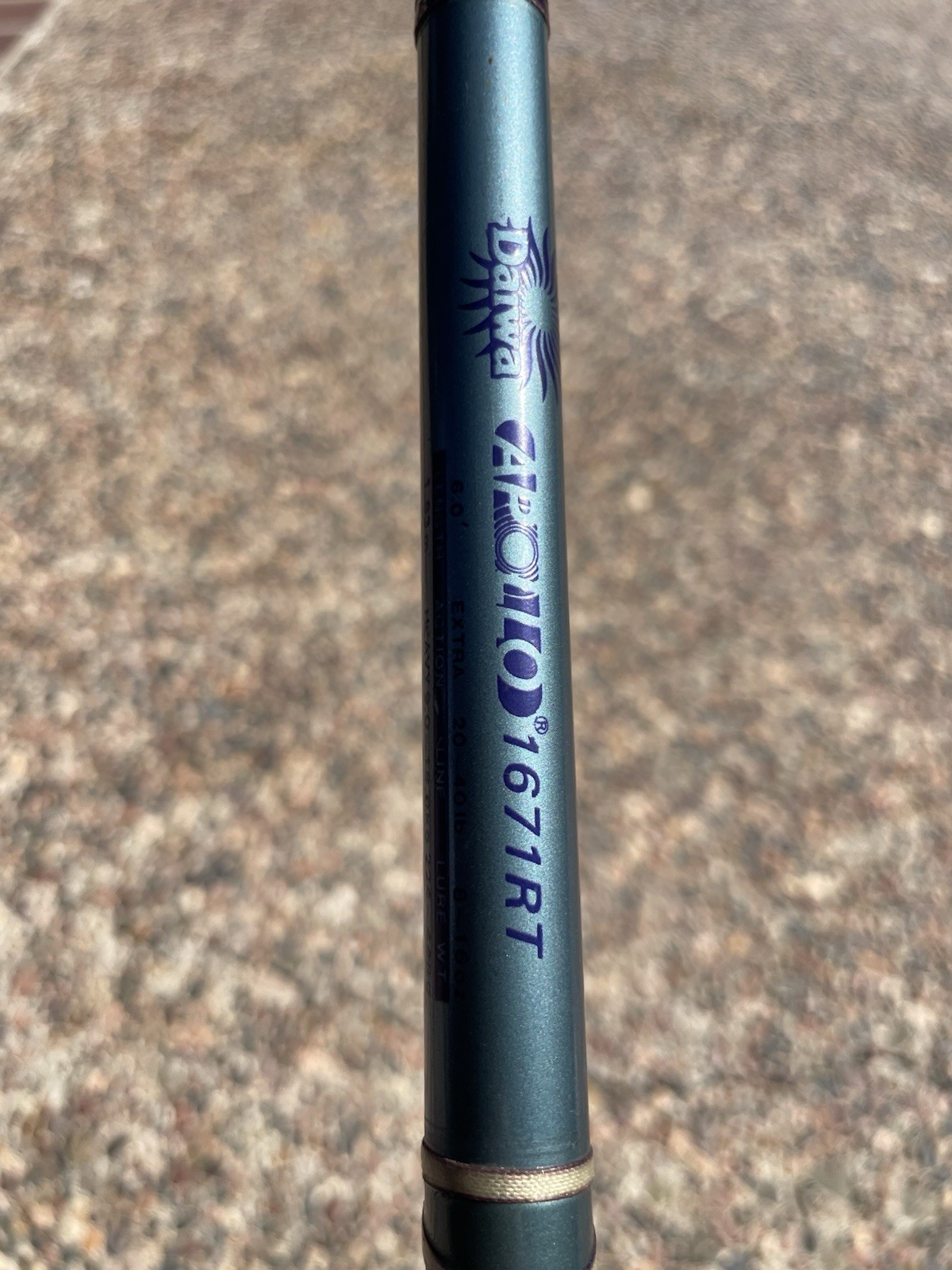 BIG GAME DAIWA APOLLO 1671RT FISHING POLE 6′ 20-40lb LINE