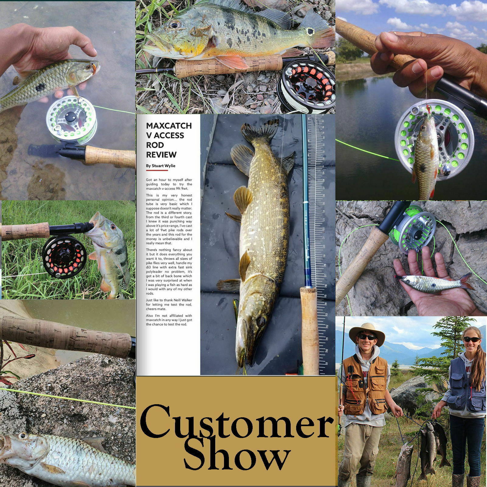 V-access Fly Fishing Rod 9ft 3/4/5/6/7/8/9/10/12WT Fast Action IM10 Carbon Fiber