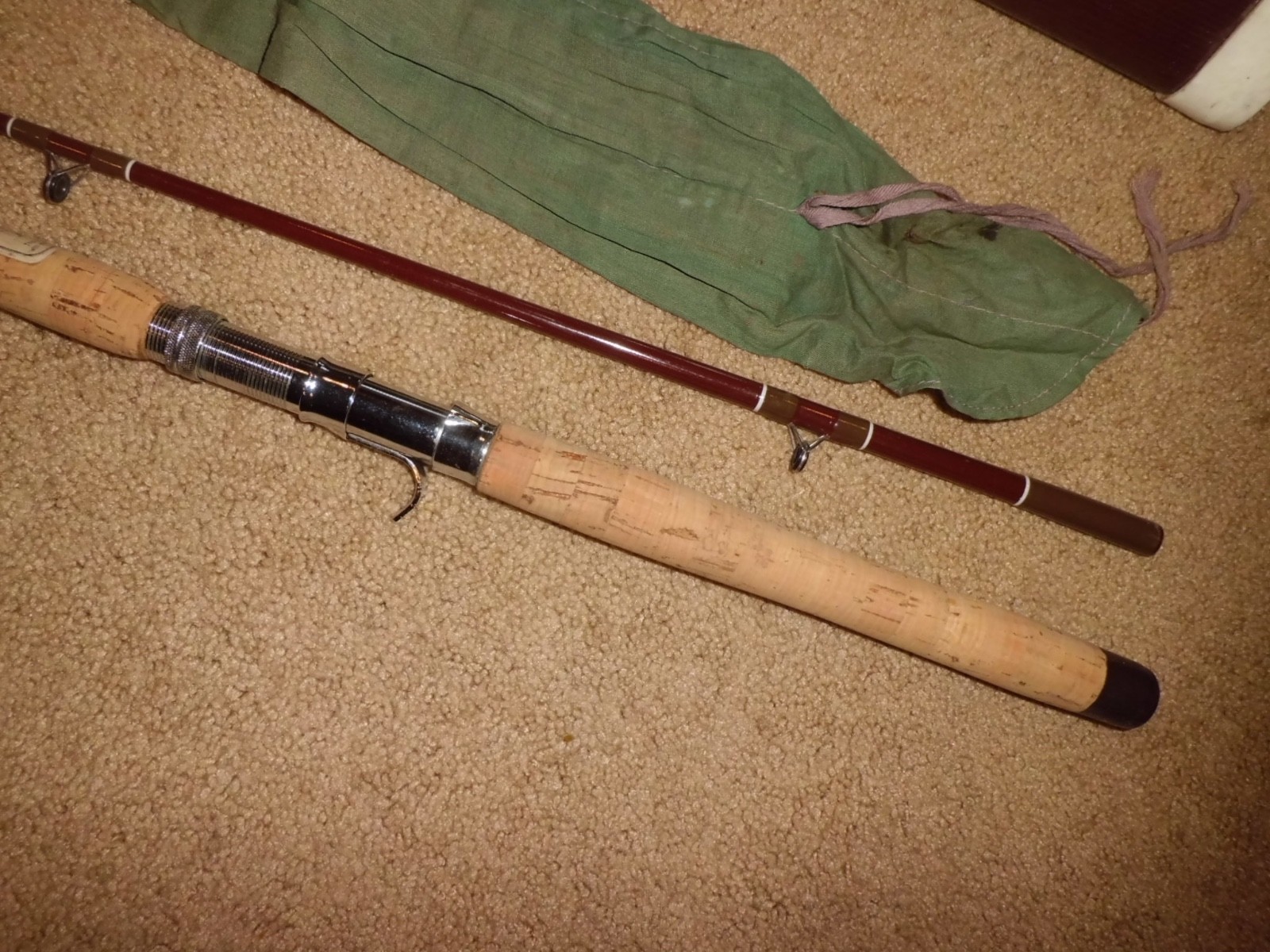 Vintage FENWICK PLP71 Casting 7′ Rod- USA- 10 -20 lb test #P424208- Mint!