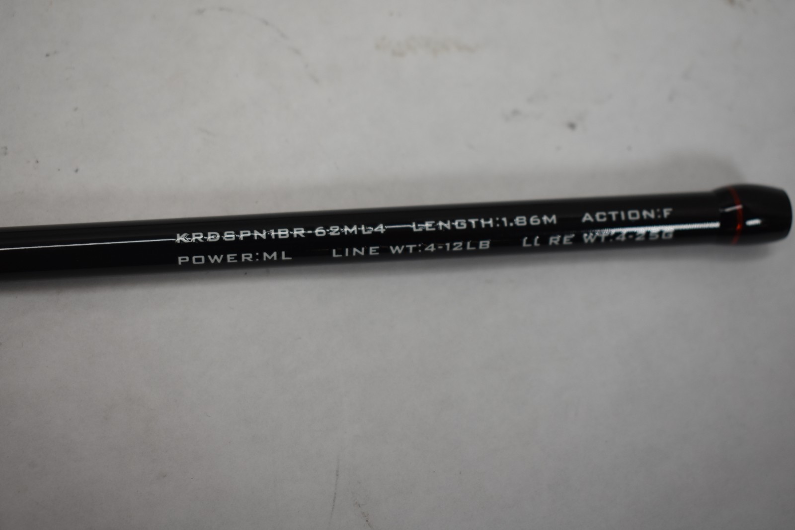 Kastking Brutus Power ML Fishing Rod KRDSPN1BR-62ML4 1.86M Black & Red