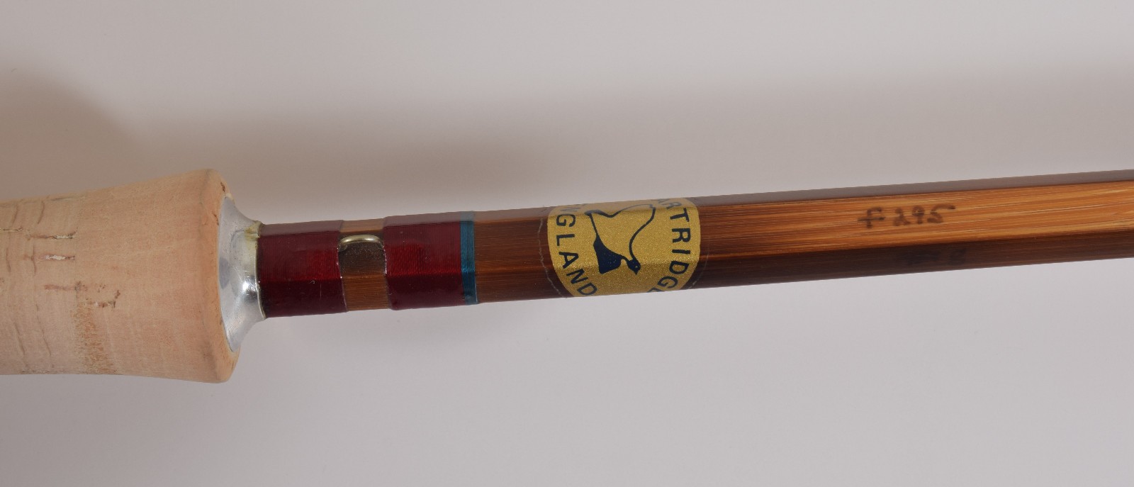 Partridge Split Cane 9 1/2 ft 8 weight F275 Fly Fishing Rod Excellent