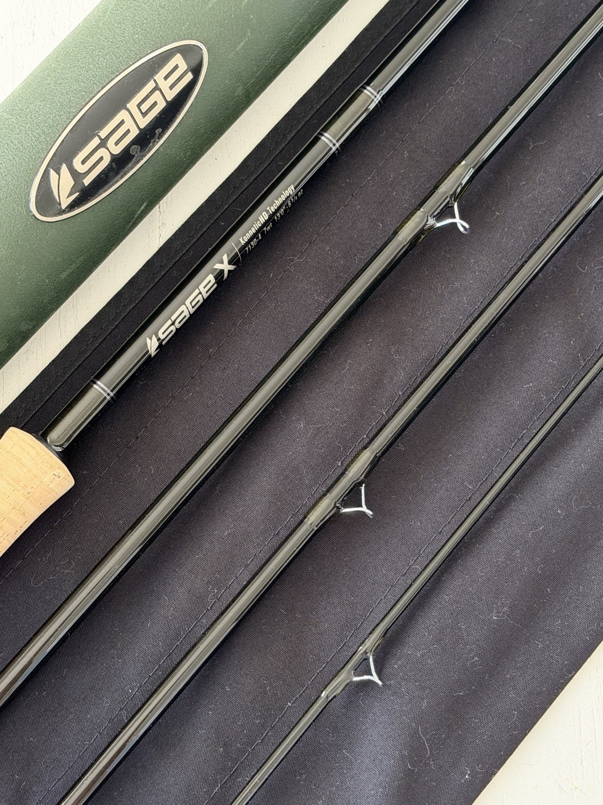 **BEAUTIFUL** 🔥 SAGE X 7wt. 13’ft~4pc Switch/Spey Flyrod🔥~LEGENDARY~🔥