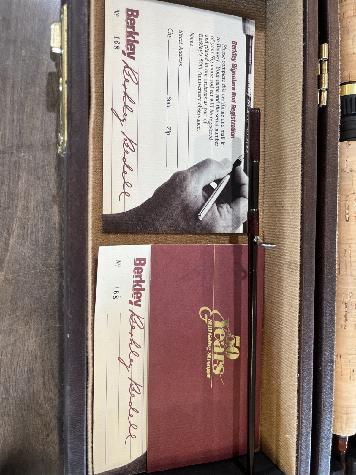 BERKLEY BEDELL 50TH ANNIVERSARY FLY ROD NICE *NEVER USED*