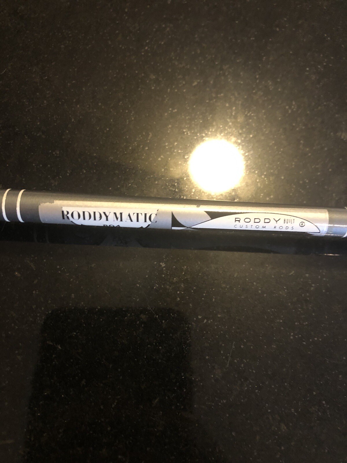 Fishing vintage Roddy Matic Model 804 6’6″ 2-piece glass fly rod Very Nice Con.