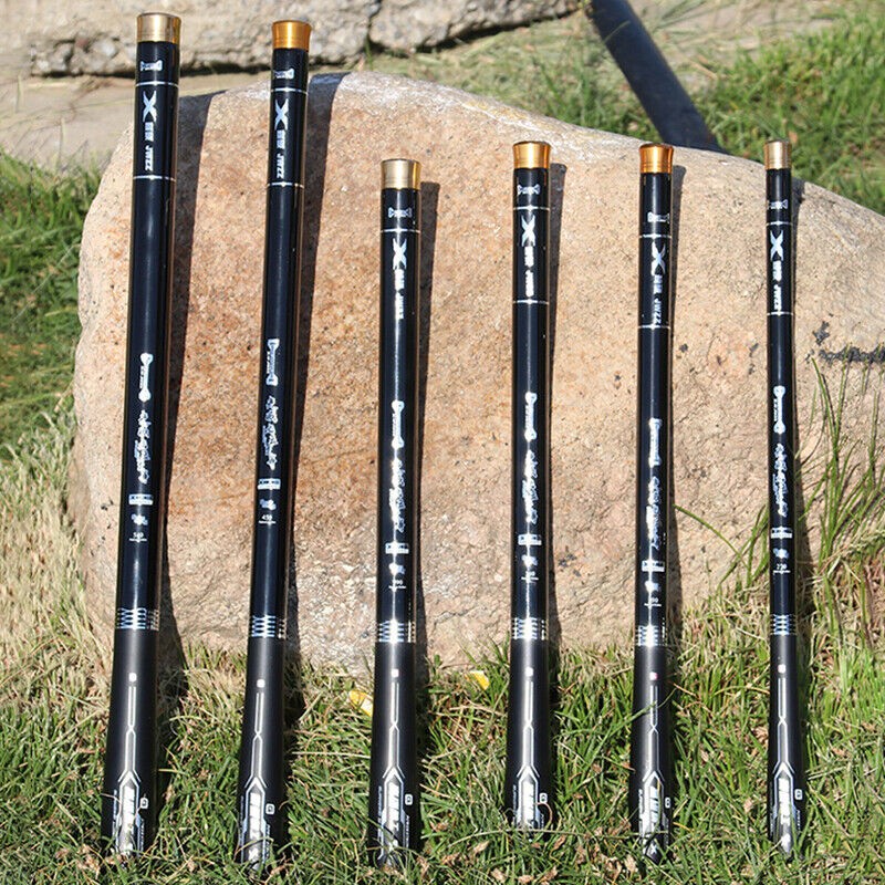1.5M-5.4M Mini Power Telescopic Fishing Rod Carbon Fiber Carp Fishing Pole