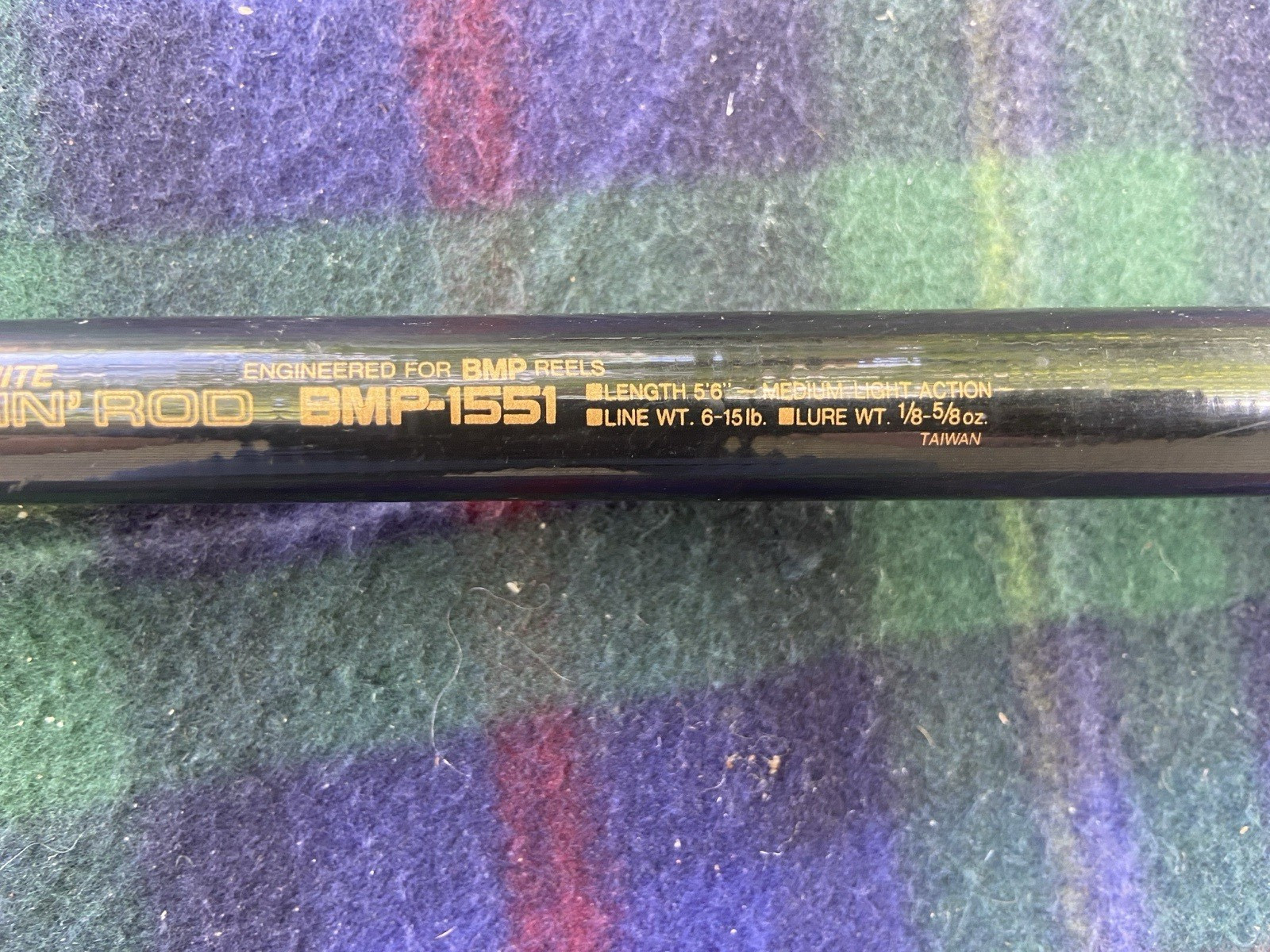 SUPER CLEAN SHIMANO BULLWHIP GRAPHITE FIGHTIN CASTING ROD 5’6″ BMP-1551 1 PIECE