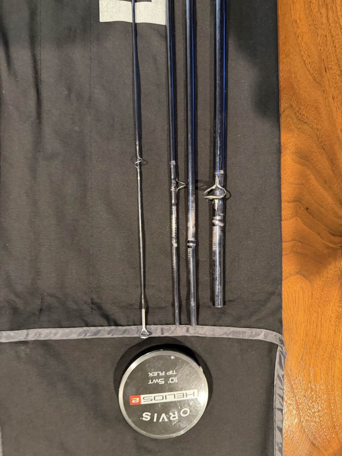 Orvis Helios 2 4pc 10’ 5wt Tip Flex Exc+++ Blank warranty card , tube , sock