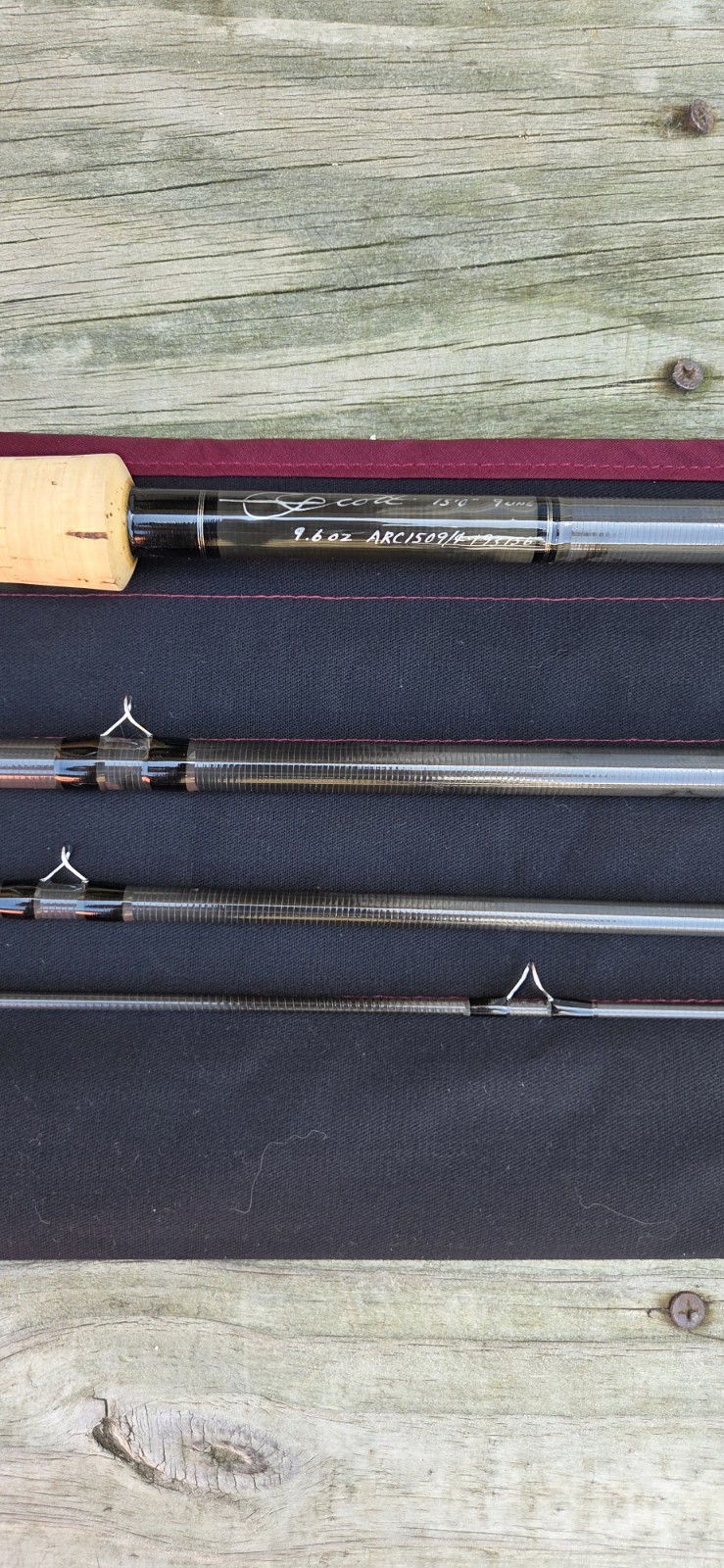 Scott ARC 1509 15′ 9WT Two Hand Fly Rod 4 Pc W/ Tube