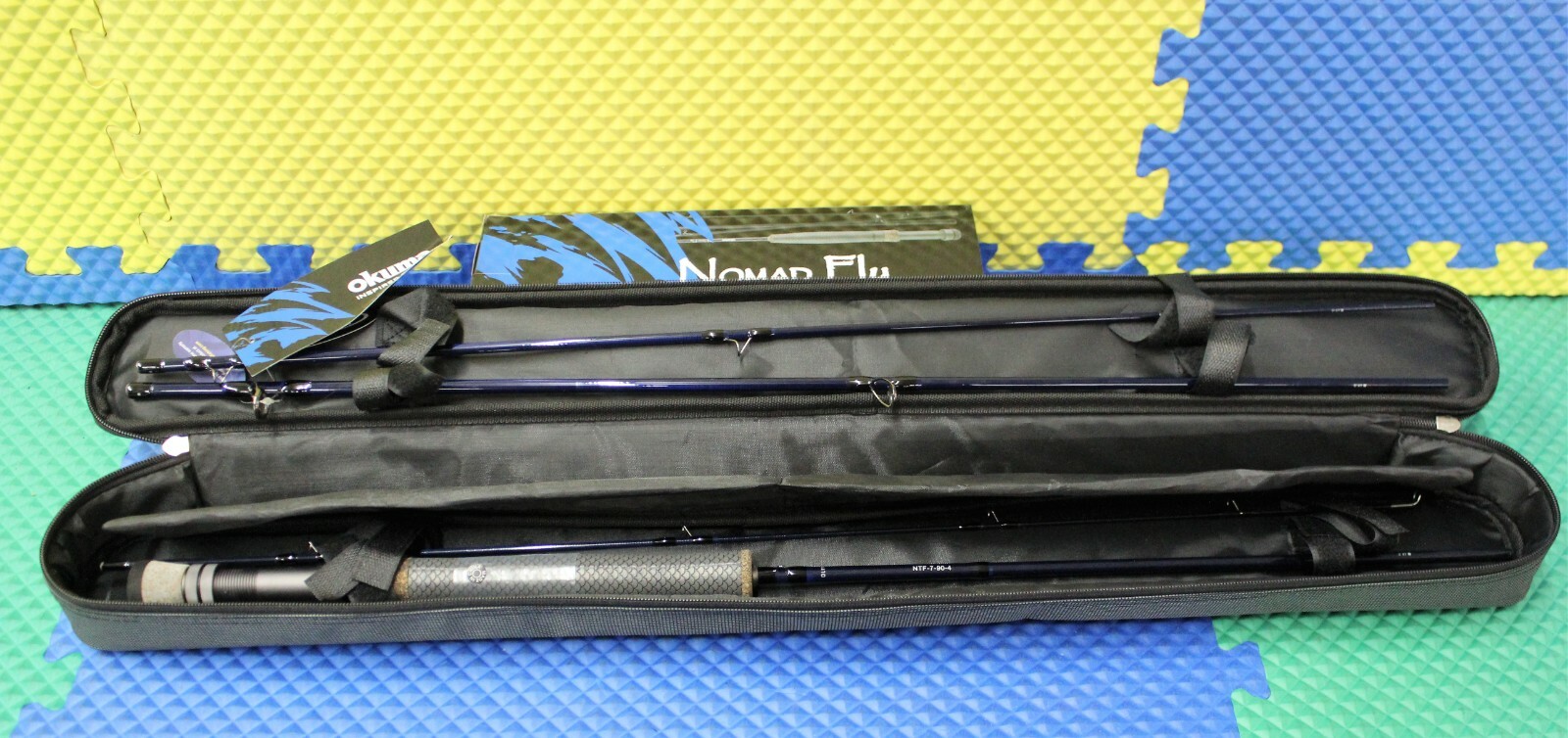 Okuma Nomad Fly Rod 9′ 0″ 4-Pc With Soft Sided Storage Bag NTF-7-90-4