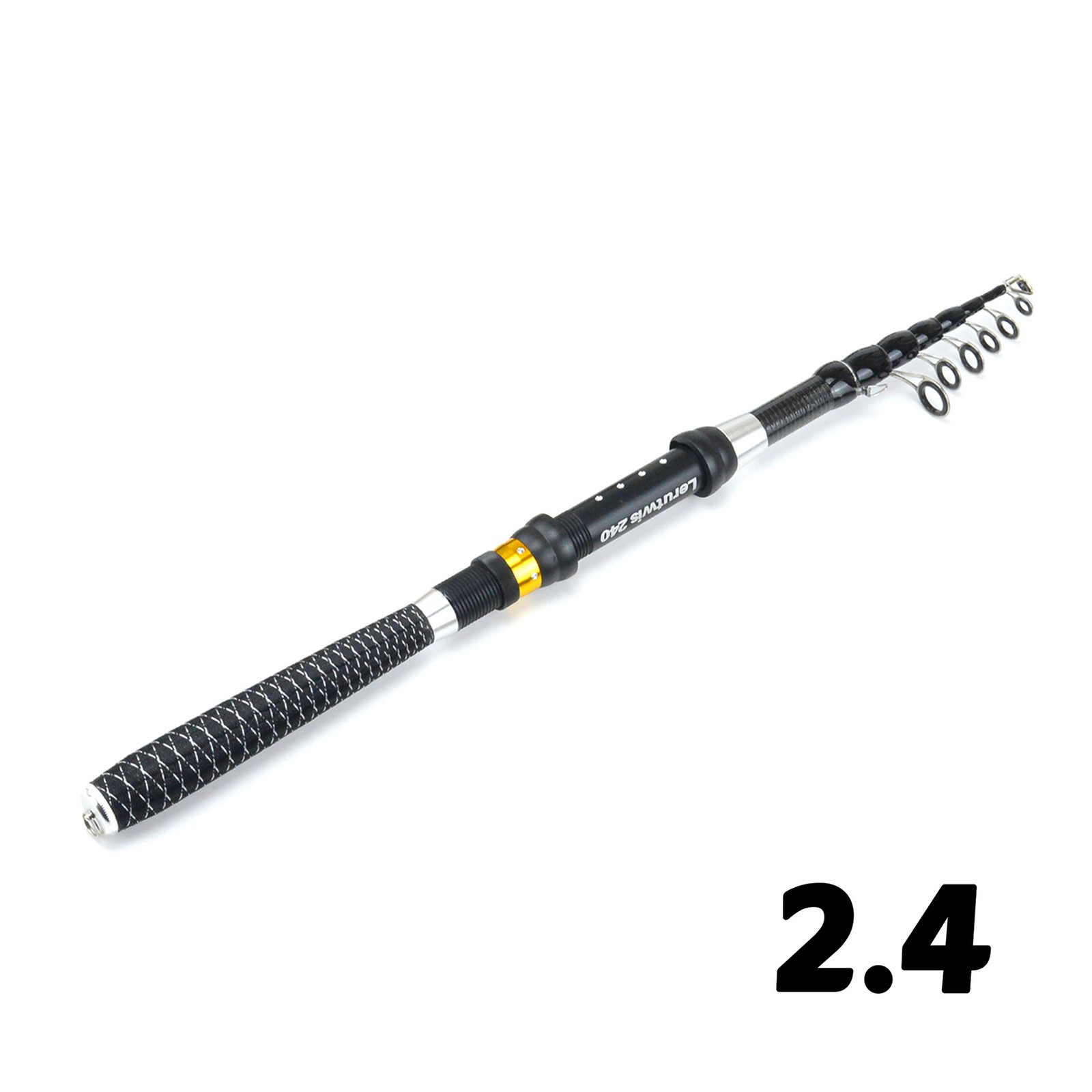 Hard Fishing Rod Carbon Fiber Telescopic Fishing Rod Fishing Pole 1.8M-3.0M