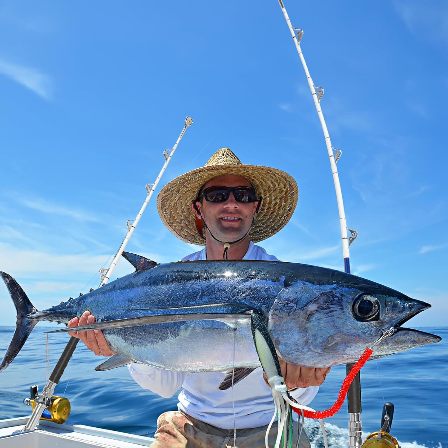 Trolling Rod Saltwater Offshore Big Game Fishing Rod Conventional Boat Rod with