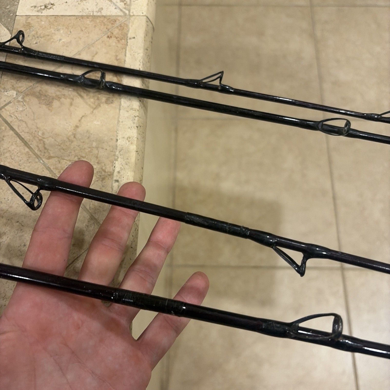 Lot Of 5 Spinning Surf Rods