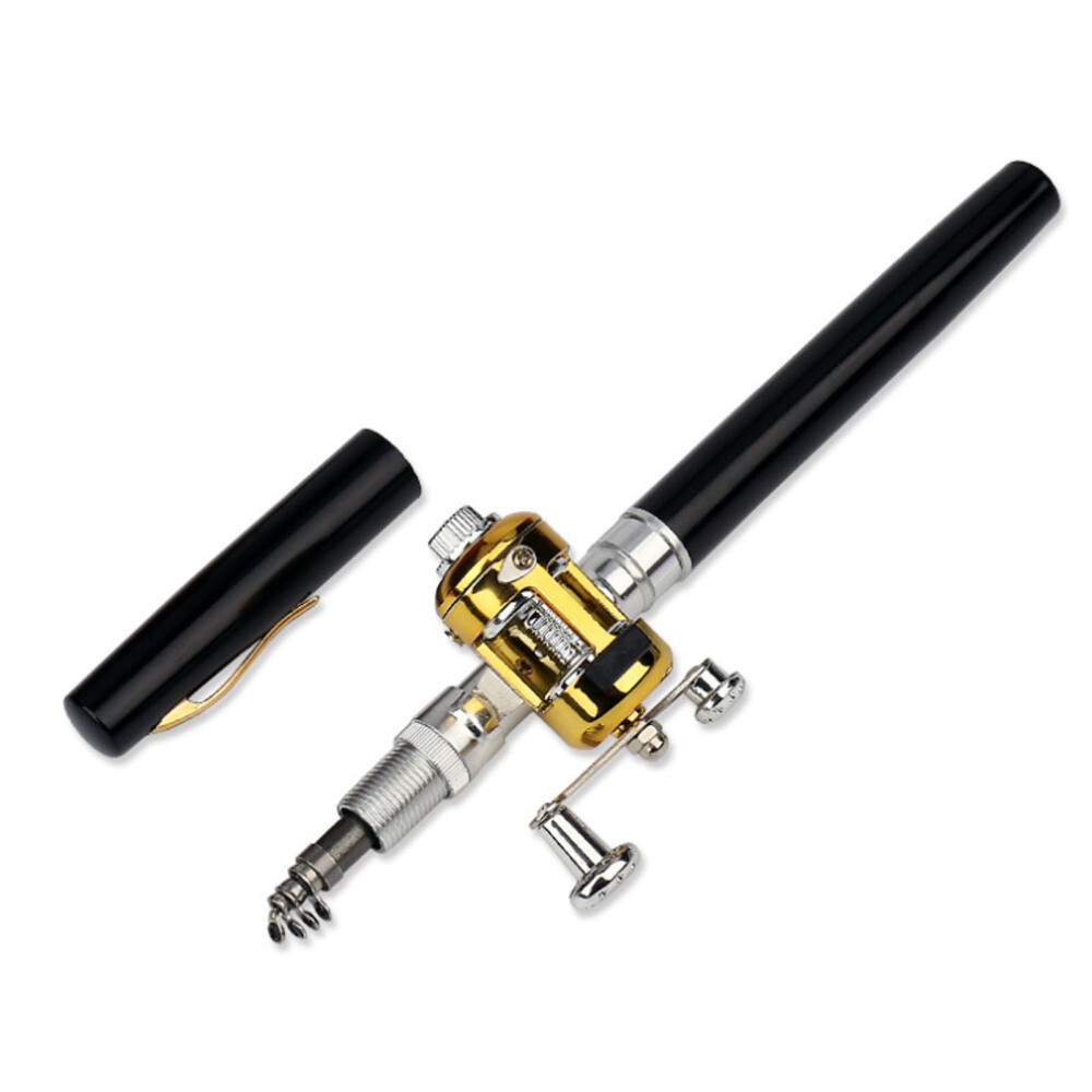 Mini Aluminium Alloy Lure Fishing Rods Stable Lightweight Durable Fishing Pole