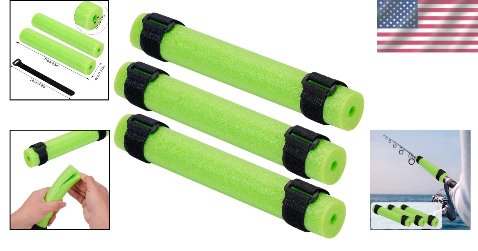 Durable Floating Fishing Rod Cushions – Stay Afloat with Magic Ties