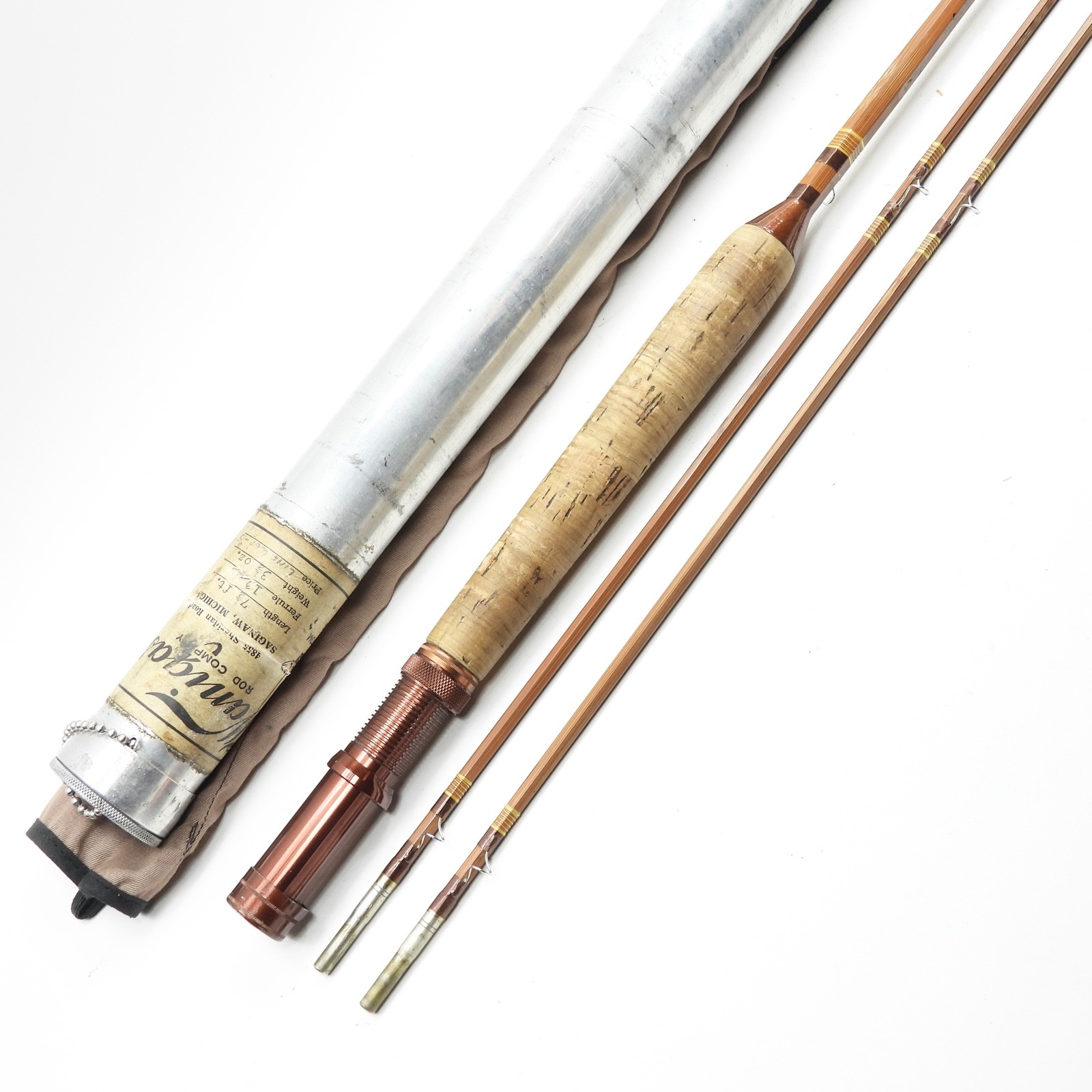 Wanigas “Au Sable” Bamboo Fly Fishing Rod. 7’ 6”. 5wt. Phillipson Blank?