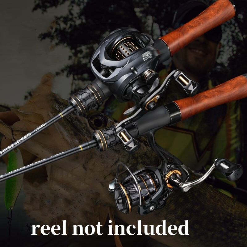 5.6ft 6ft Fishing Rods Spinning Casting Rod Carbon Fiber Rod 2 Sections Fast Rod