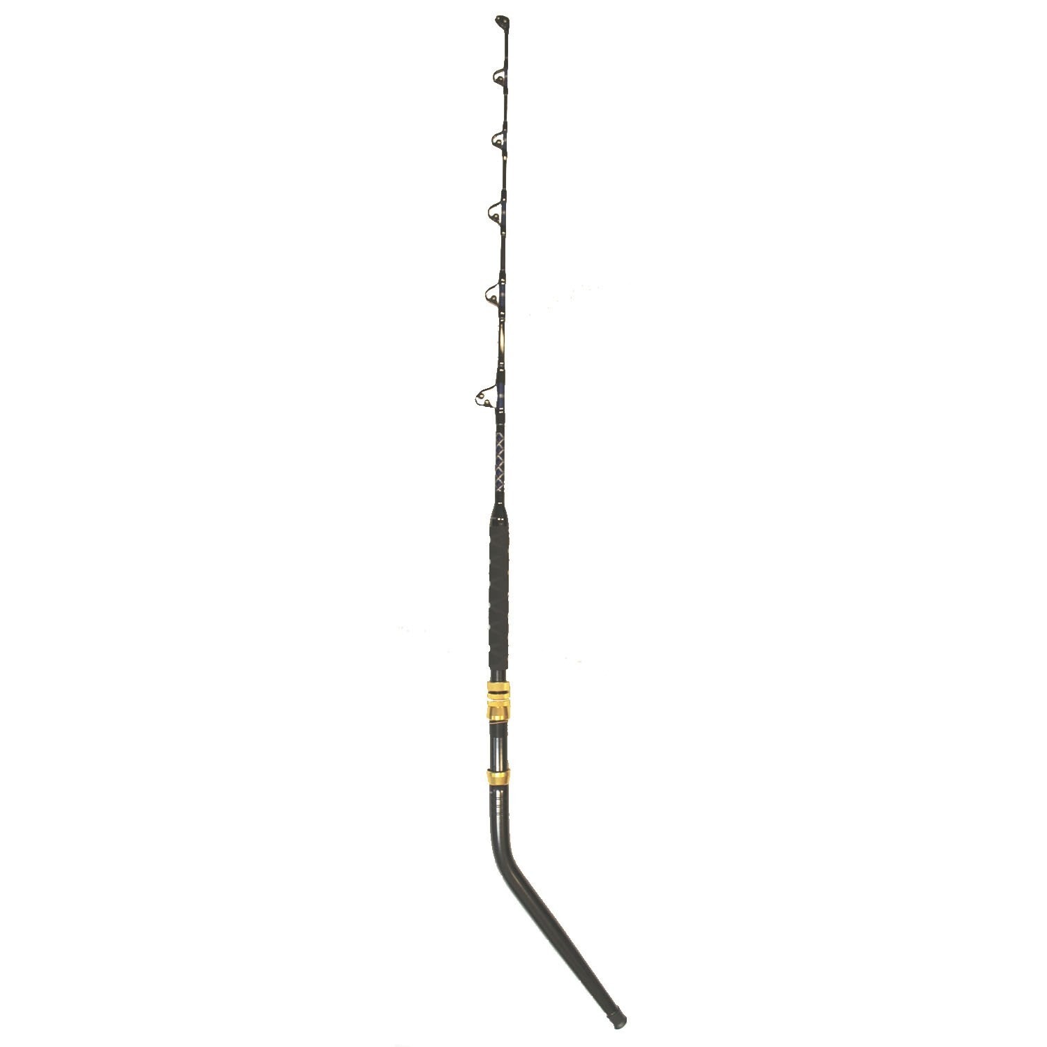 XCALIBER MARINE PAIR OF TROLLING RODS 50-80LB INCLUDES BENT AND STRAIGHT BUTT
