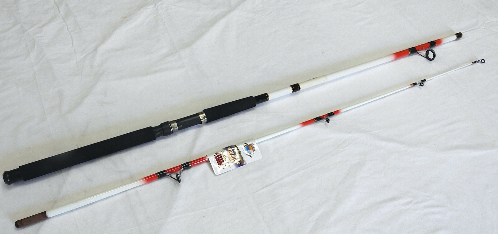 Classic Nite Stick Catfish Spinning Rod 9′ 2PC Glow Tip Red