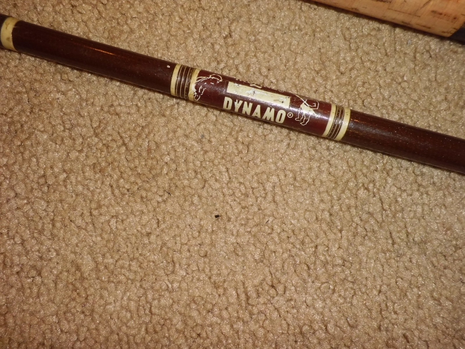 Vintage TRULINE Dynamo Spinning 6’8″ Boat Rod made in USA