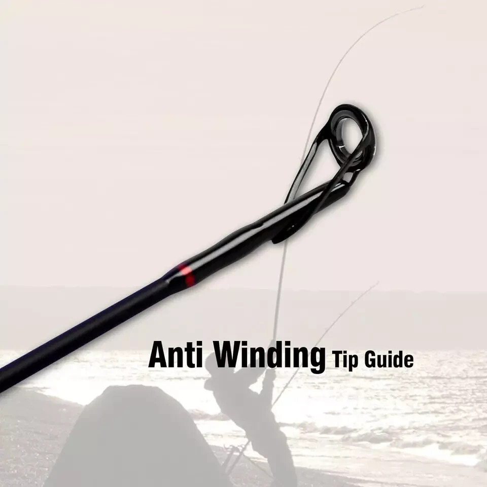 Surf Fishing Rod Graphite Travel Fishing Pole 2PC/3PC Portable Solid Carbon Fibe