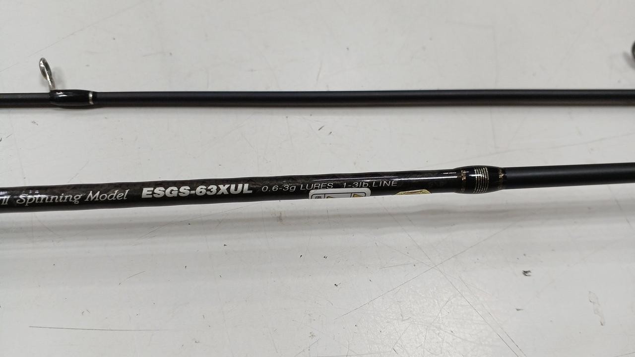 Palms ESGS-63XUL Area Trout Fishing Rod 6’3″ (70g, 1-3lb, 0.6-3g Lure)