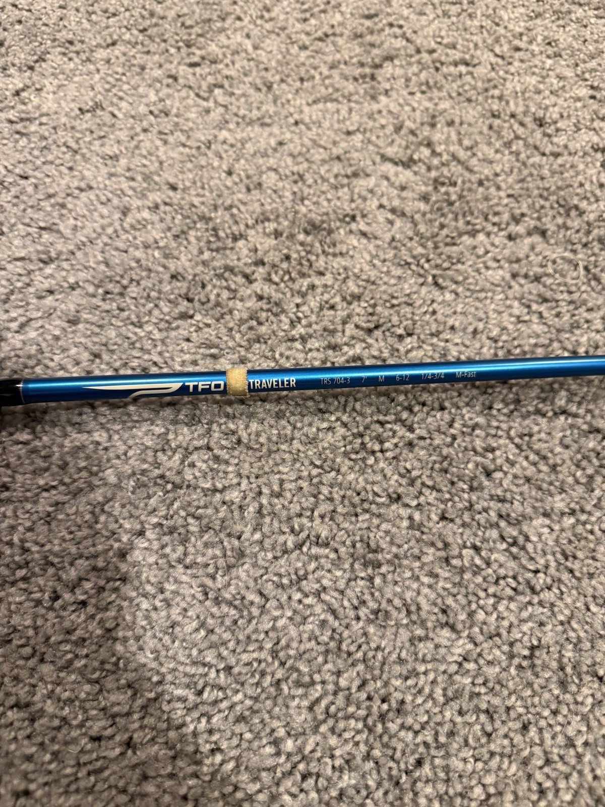 TFO Traveler 7ft 3-Piece Spinning Rod Medium Power Fast Action Used Condition