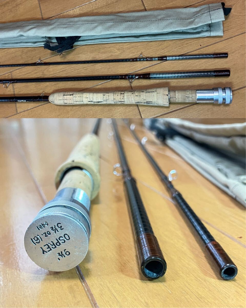Orvis Graphite Osprey 9’6″ #6 3pc Fly Rod Fishing
