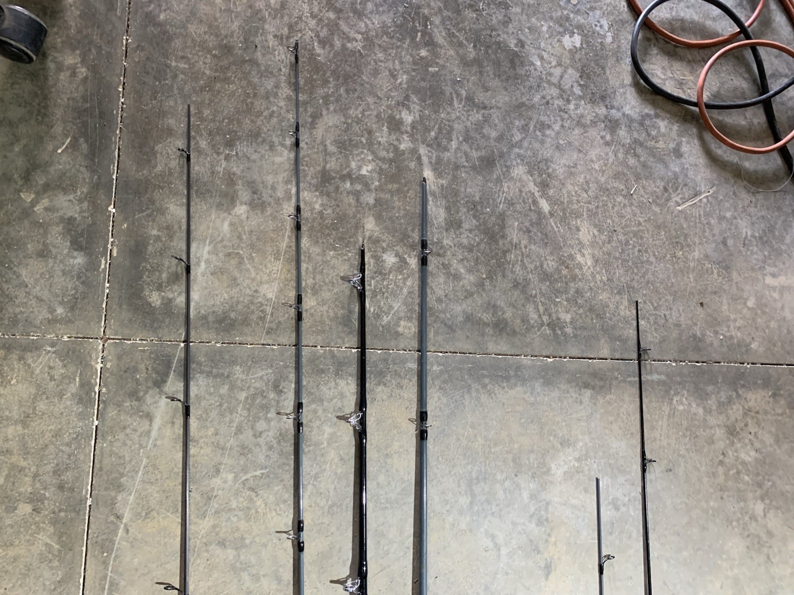 LOT OF 10 BASS PRO SHOPS FISHING RODS (BROKEN)