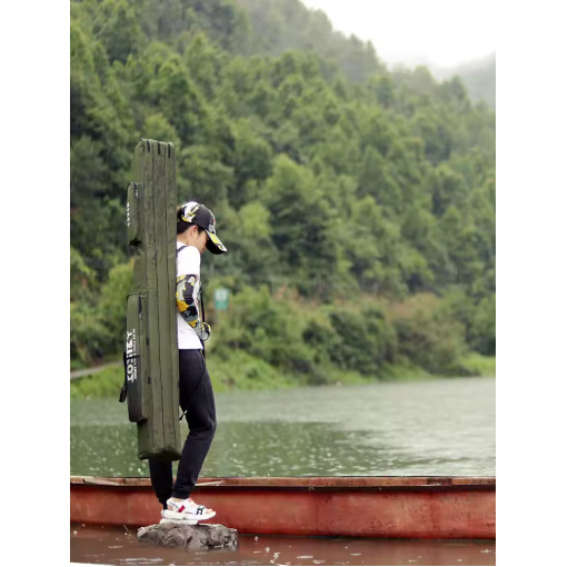 Foldable Fishing Rod Bag Oxford Cloth Portable Pole Storage 60-180cm