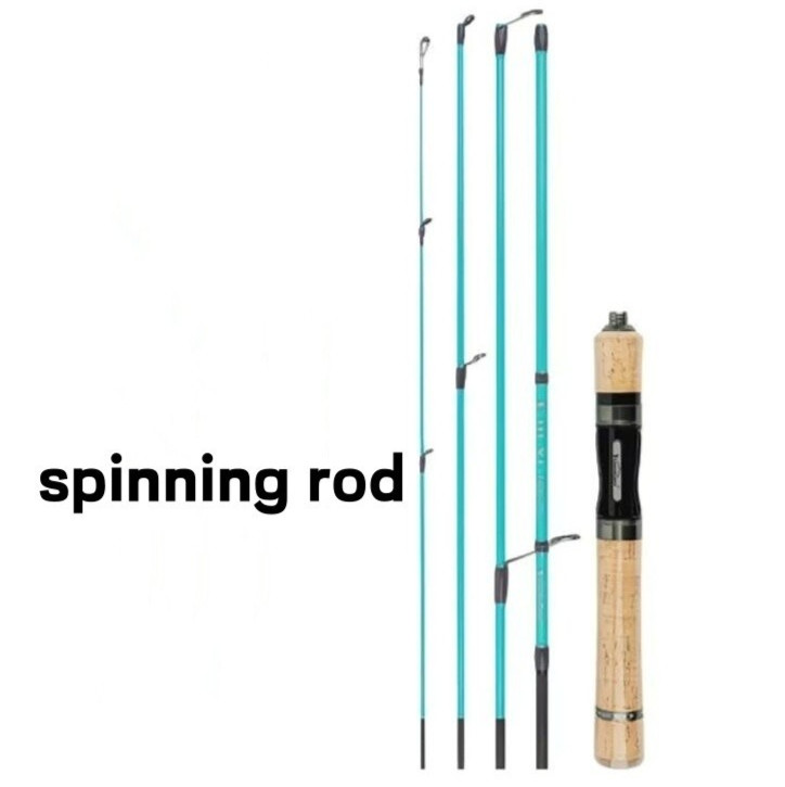 Portable Fishing Rod Carbon Fiber Ultra Light Spinning Casting Lure Fast Rods