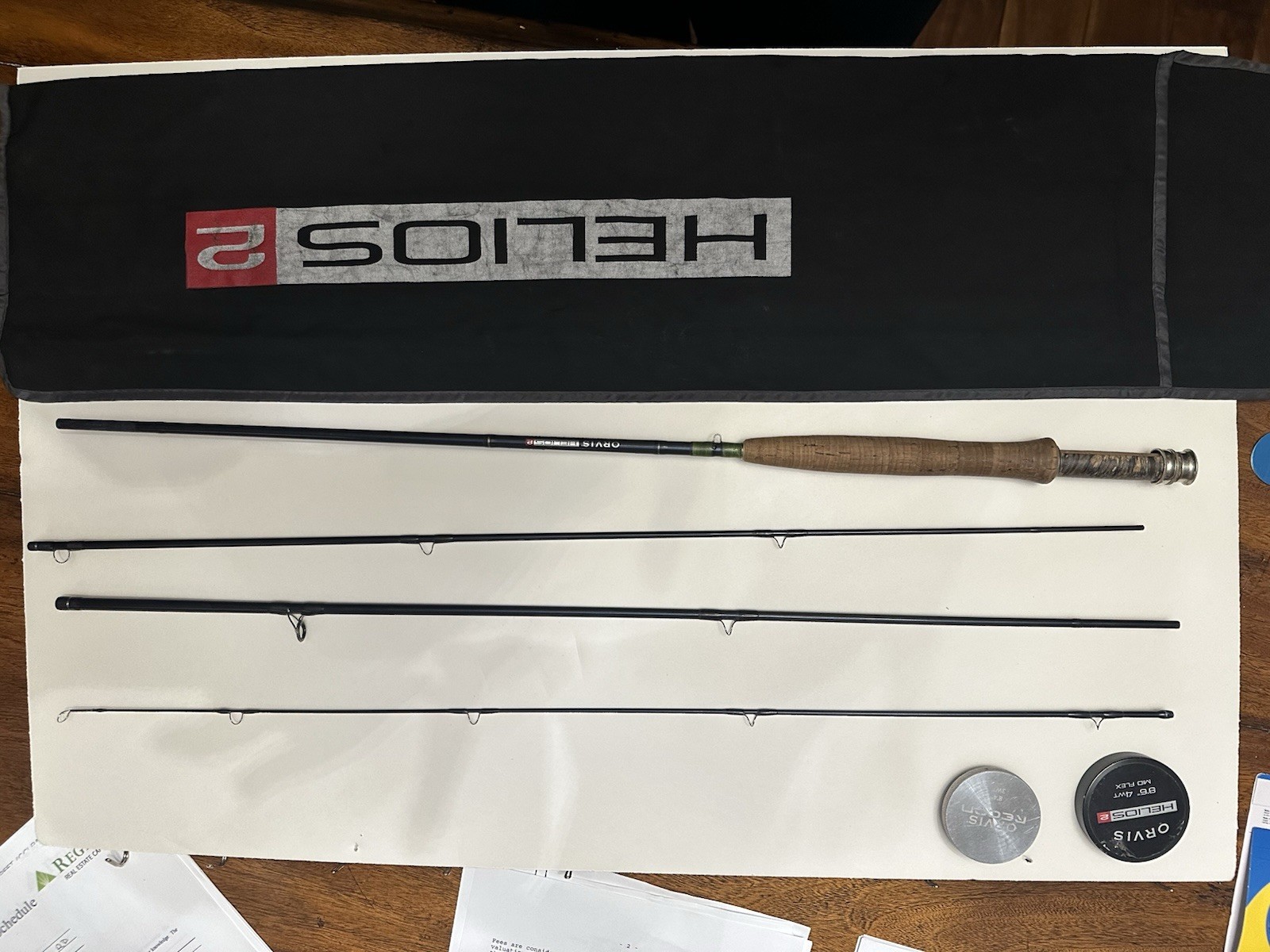 Orvis Helios 2 Trout Unlimited 8’6” 4wt Fly Rod –New Orvis Tip, Excellent Condit