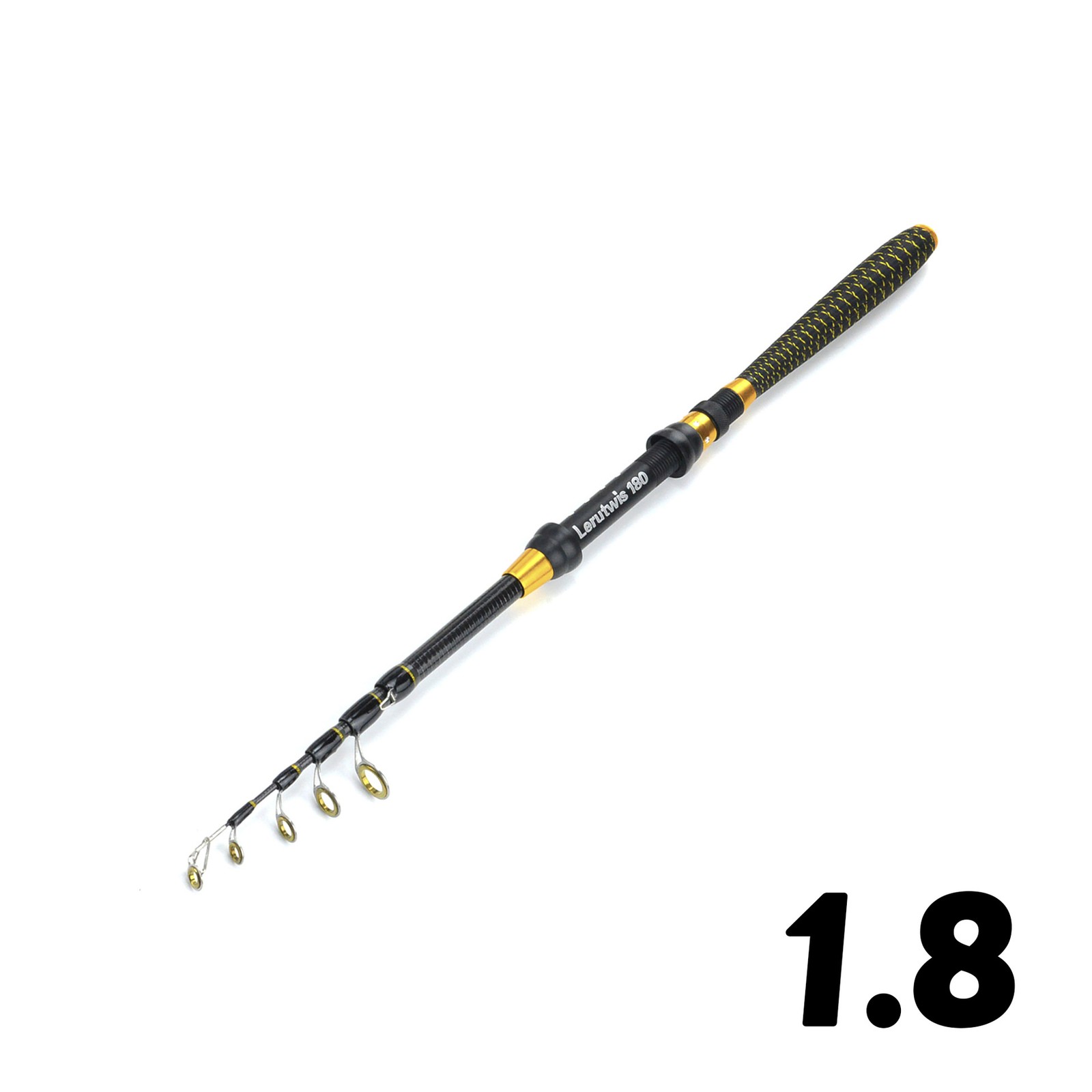 1.8m-3.0m Carbon Fiber Rod Portable Fishing Rod Lightweight Design Super Hard