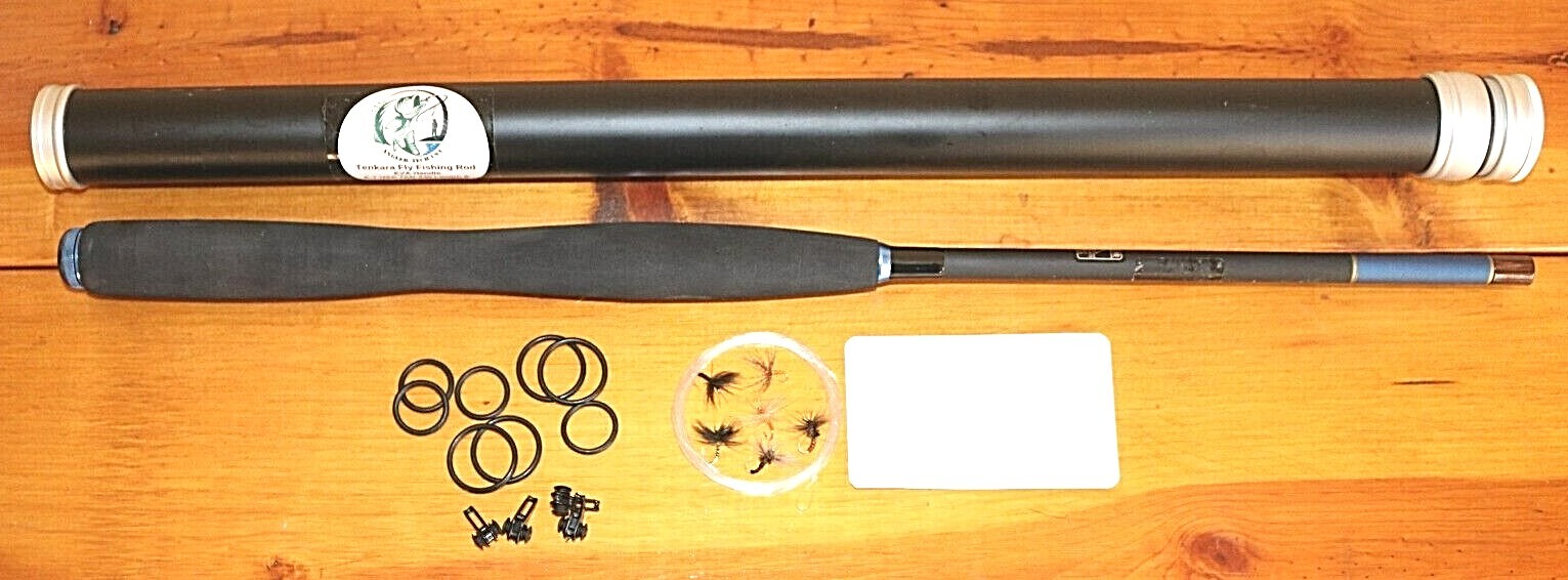 TENKARA Japanese Style Fly Rod Carbon w/ EVA Grip and Carbon Tube (USA SHIP)