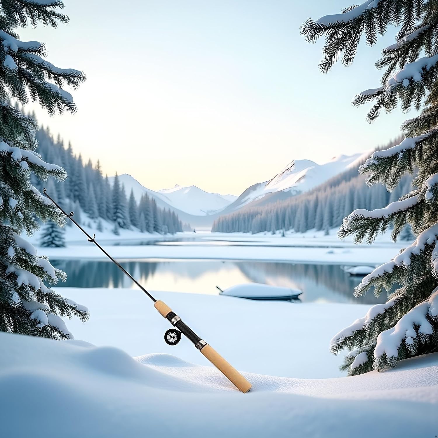 Compact 75cm Fishing Rod – Perfect for Ice Fishing and Travel – Gifts for Men