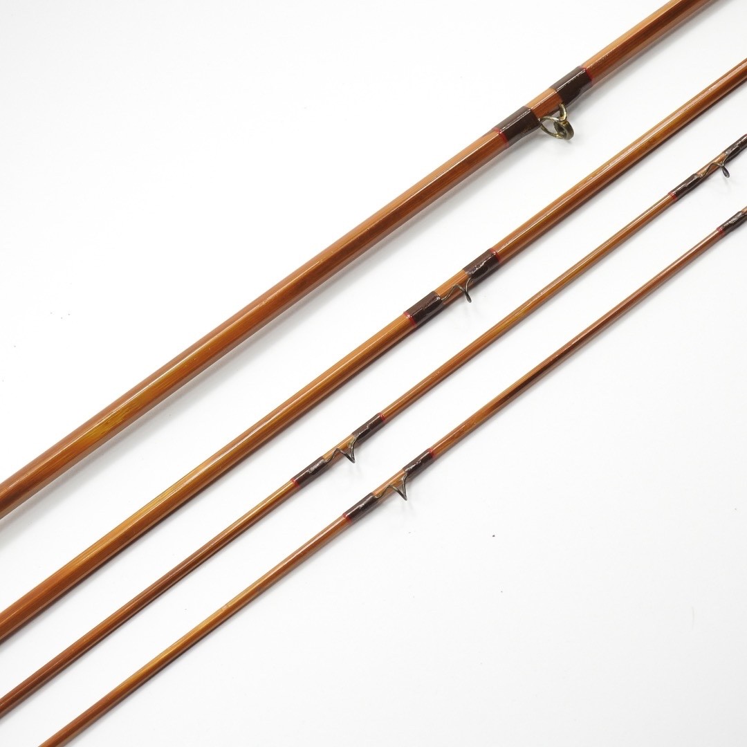 Gene Edwards De Luxe #53 Bamboo Fly Rod. 8’. 3/2. W/ Tube & Sock.