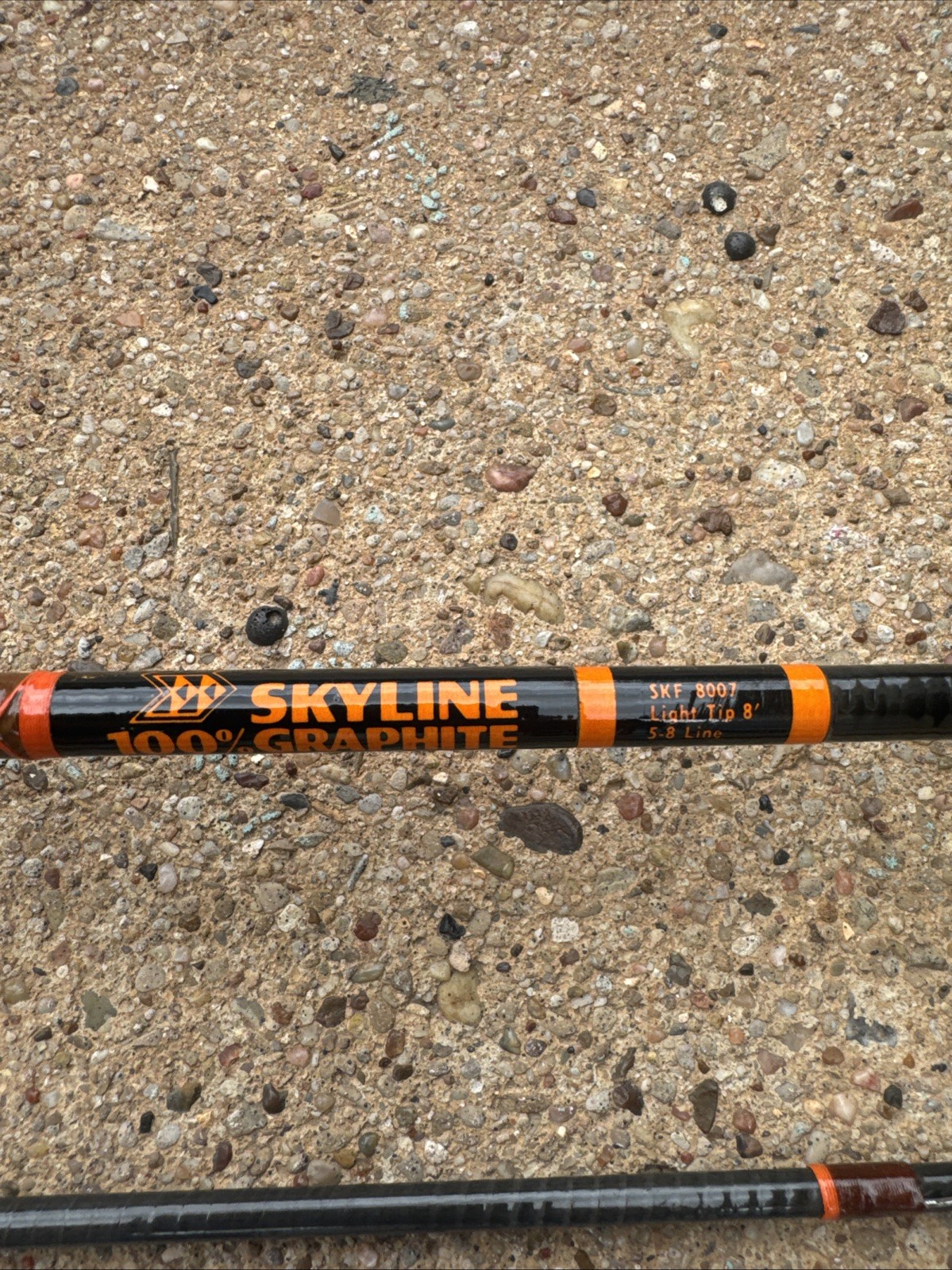 Skyline Graphite Fly Rod SKF 8007 Two Piece Light Tip 8’ 5-8 Line