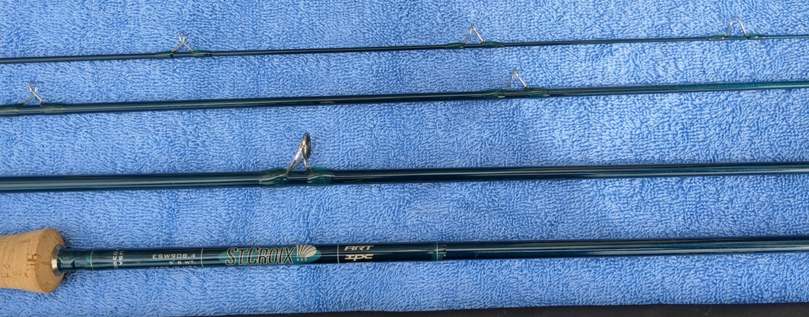 St Croix Rod, Legend Elite Saltwater Fly Rod, 9′ 8wt, ESW908.4, USA NF03905 Case