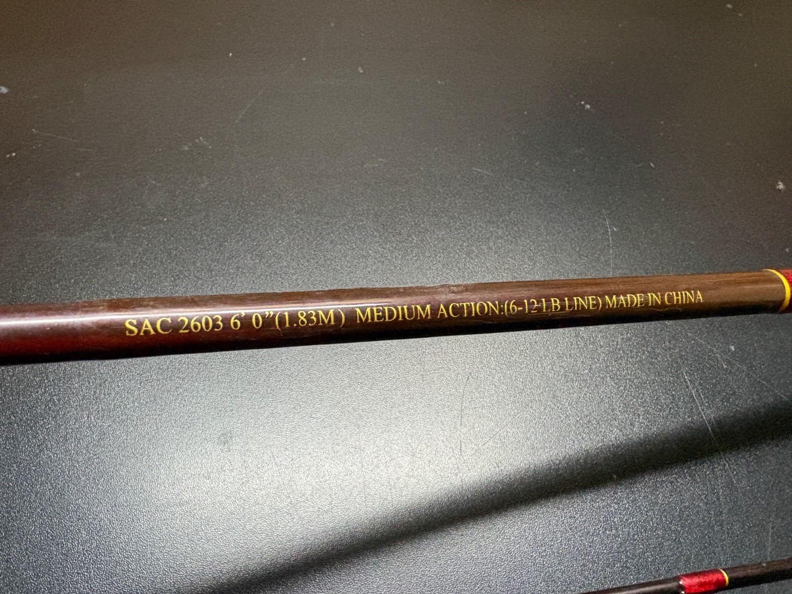 Shakespeare Alpha XT SAC 2603 2 pc. 6′ Medium Action Fishing Rod 6-12lb Line