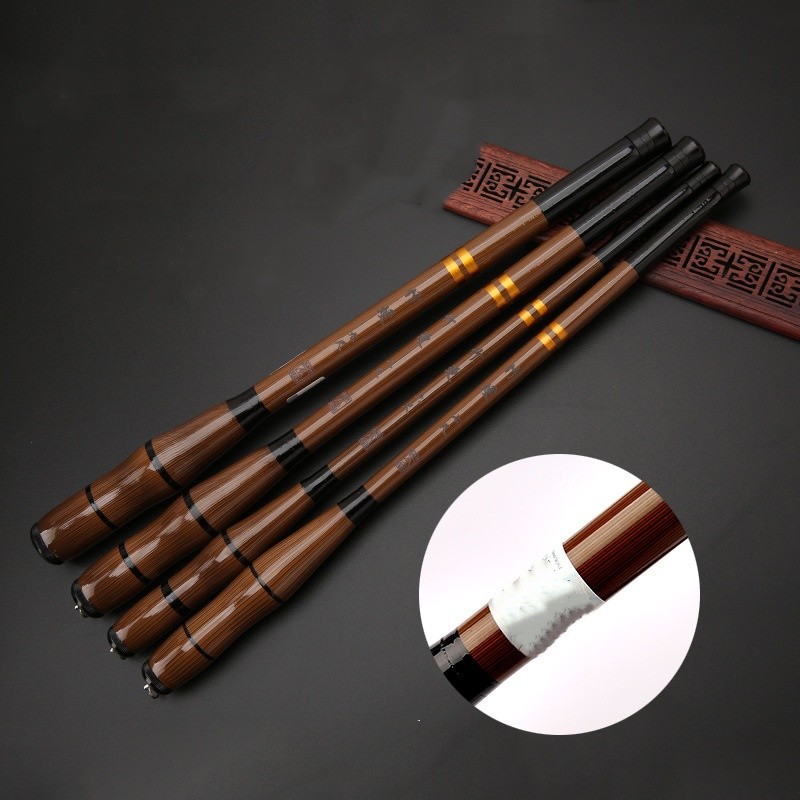 Ultra-short lightweight hard-action fishing rod for stream fishing fishing gear
