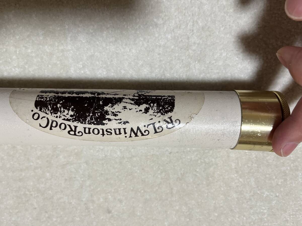 R.L.Winston Retro #3 3pc White Teg Glass Rod with Original Tube Bag RLWinston