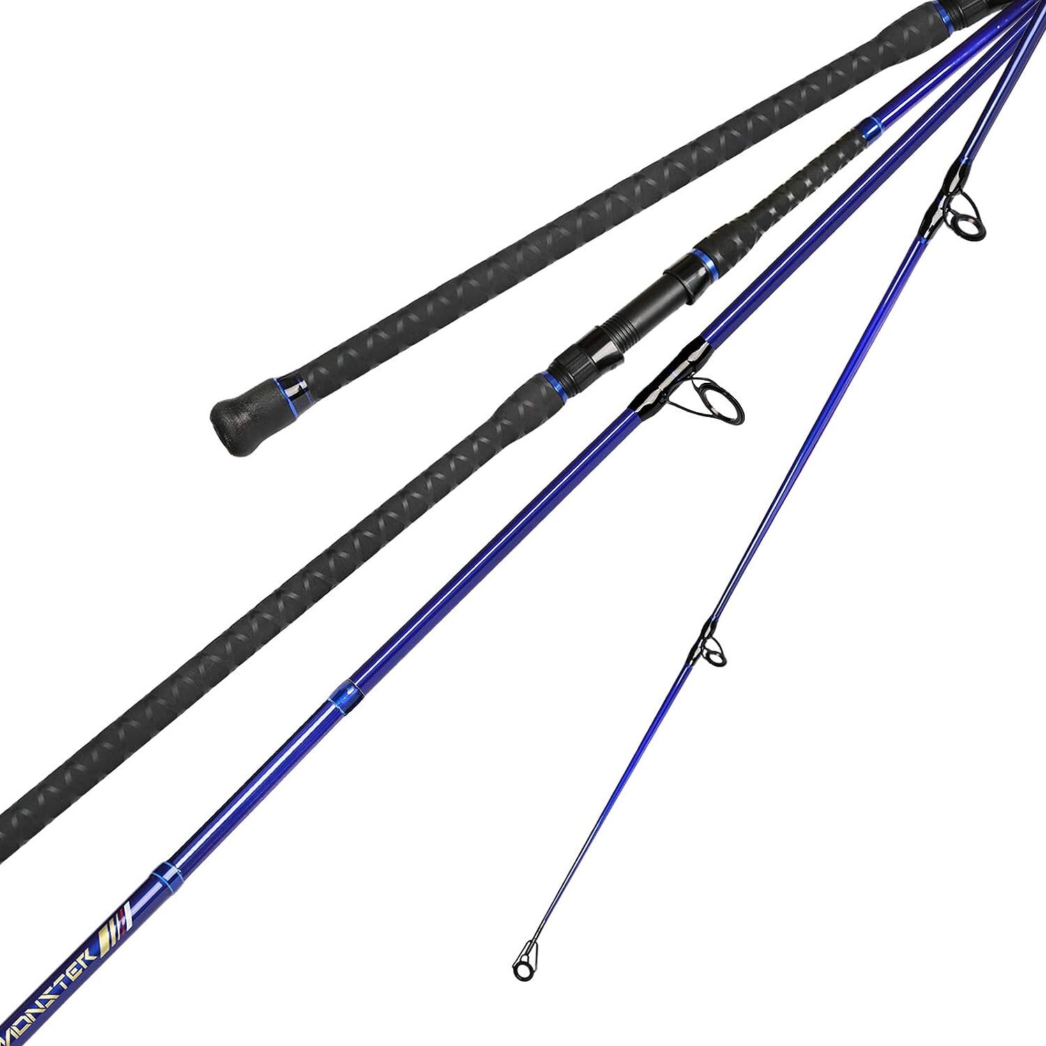 Surf Travel Rod Spinning Casting Carbon Fiber Medium Heavy Action Fishing Pole
