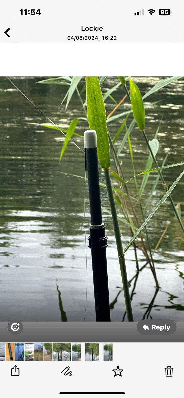 Buzzard Rod Custom Carbon shallow water “ Washing Line Clips”- Carp Fishing