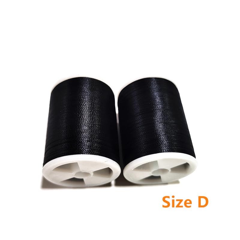 Fishing Rod Wrapping Thread for Rod Guide Buliding, 2PCS Spool Nylon Threads D
