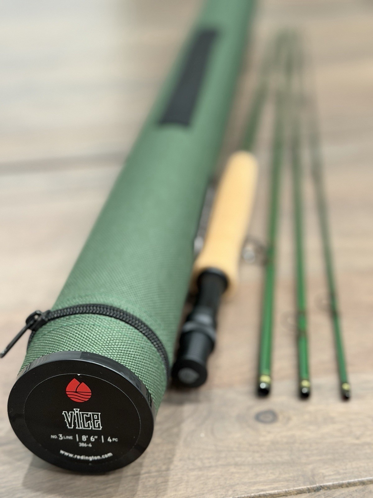 Redington Vice fly fishing rod, specifically the 386-4 model 3WT new