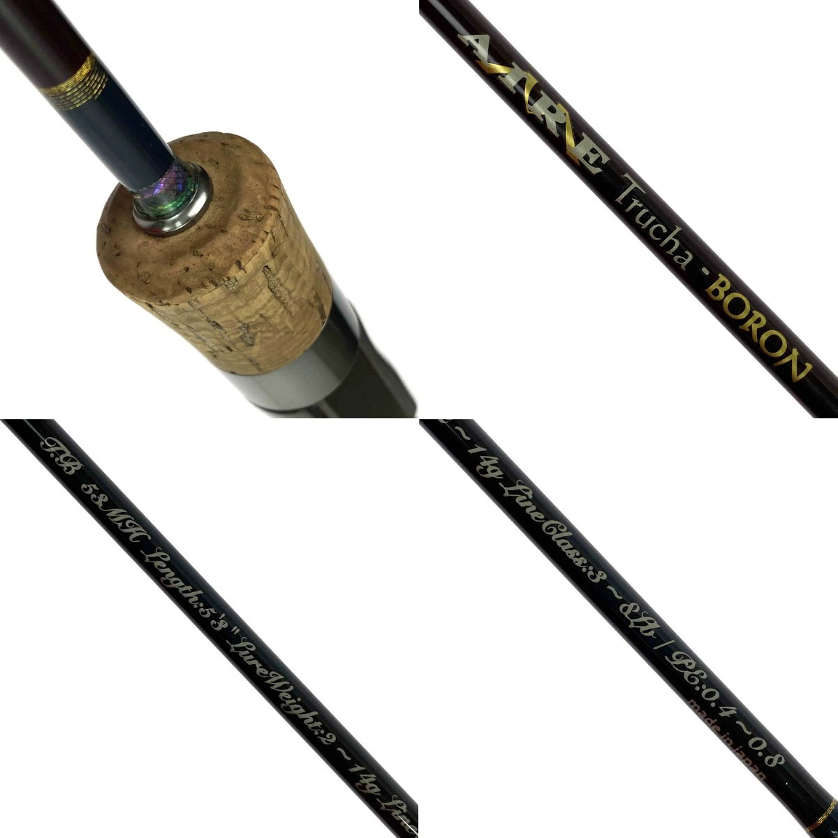 M-AIRE Trucha-BORON TB53MH Fishing Rod 5’3″ (84cm) C Used Japan