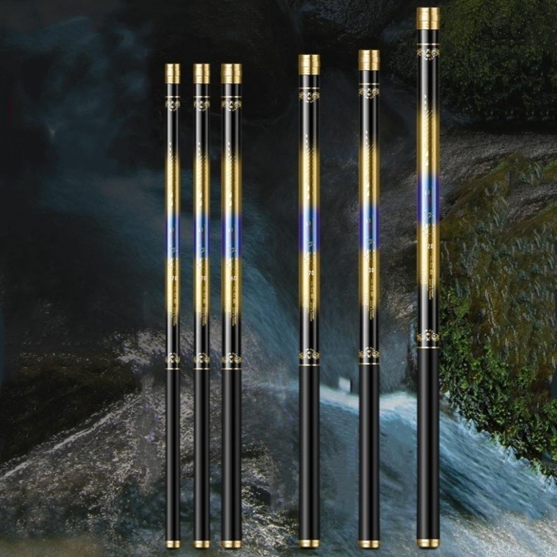 Telescopic Fishing Rod Carbon Fiber Ultra Light Spinning Fast Trout Stream Rods