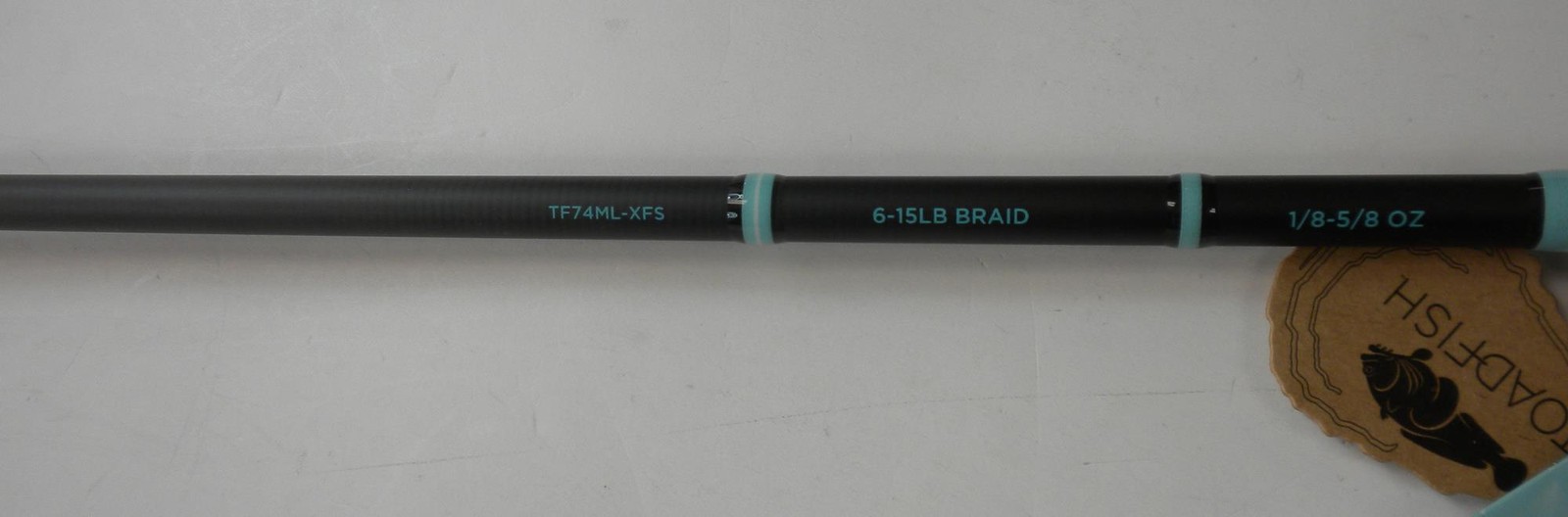 Toadfish TF74MLXFS Inshore Spinning Rod 7 Ft 4″ 1Pc Medium Light Action