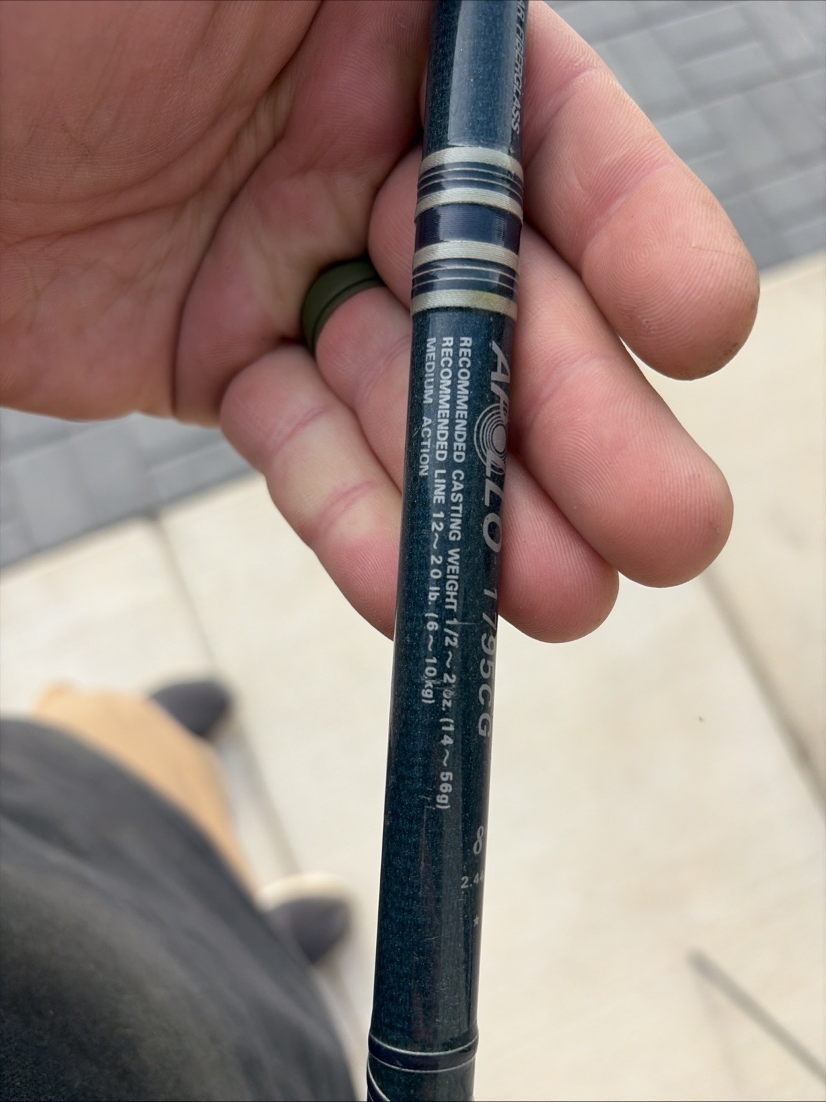 Apollo 1795 CG 2 Piece 8ft Spinning Rod