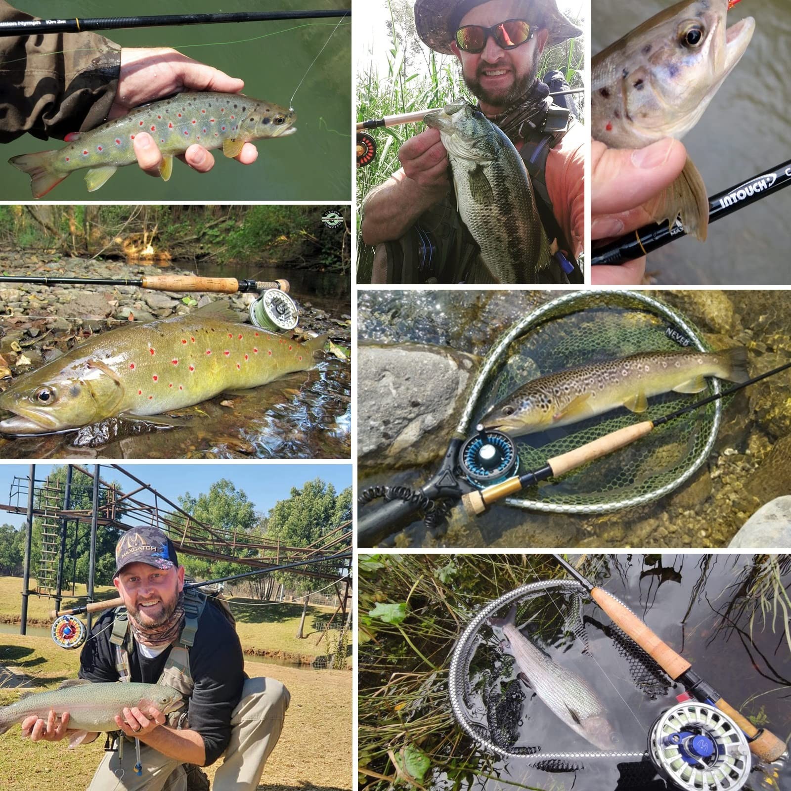 Maxcatch Competition InTouch Nymph Fly Rod for Euro nymphing Fly Fishing (Cor…