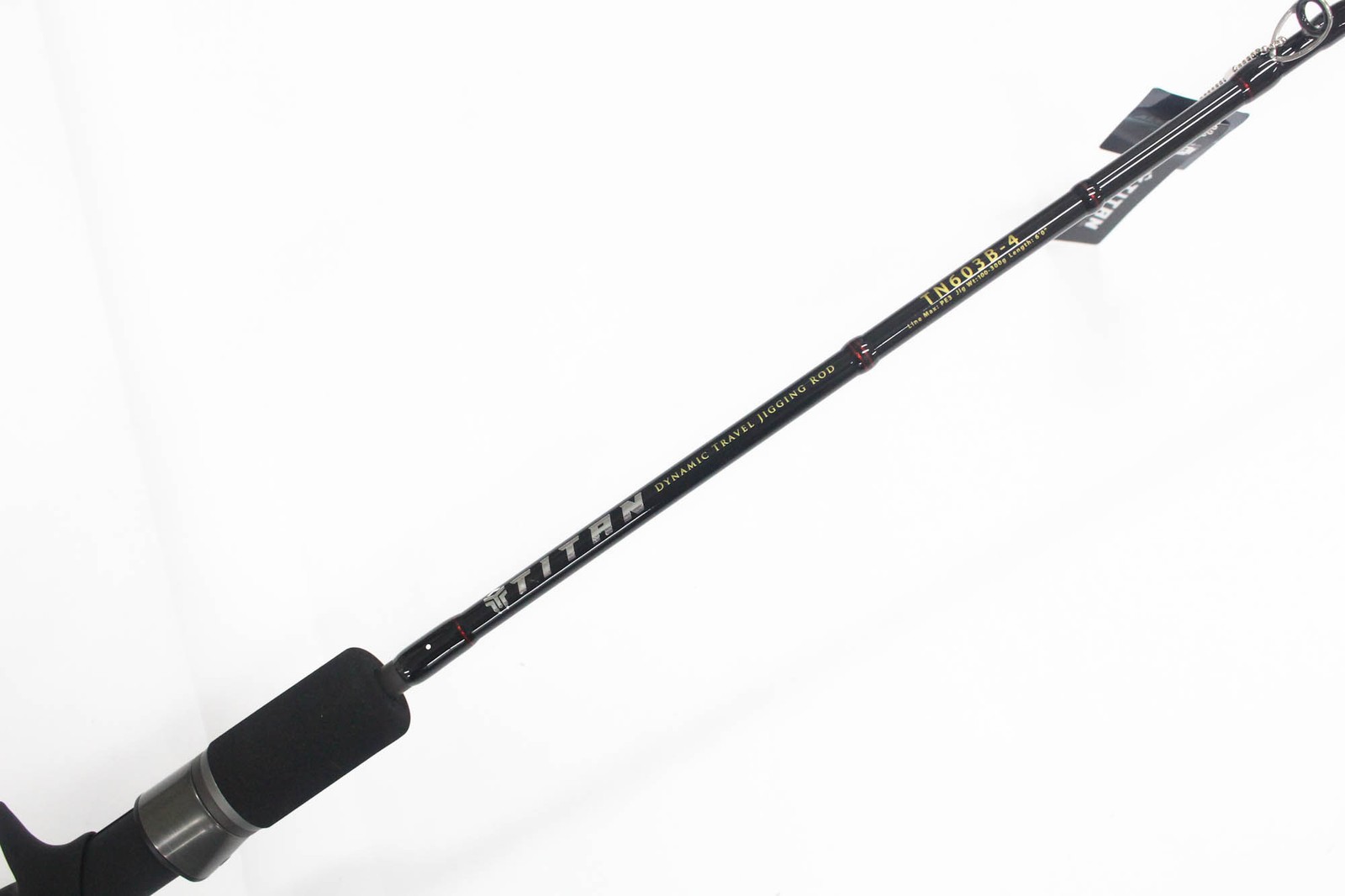 Iron Man Baitcast Rod Titanium Jigging TN603B-4 Piece Travel Rod (2045)